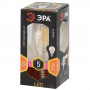 Лампа светодиодная филаментная ЭРА E27 5W 2700K прозрачная F-LED A60-5W-827-E27 Б0012535