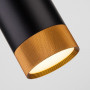 Подвесной светодиодный светильник Eurosvet Tony 50164/1 LED черный/золото