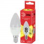 Лампа светодиодная ЭРА E14 8W 2700K матовая ECO LED B35-8W-827-E14 Б0030018