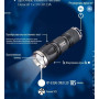 Ручной светодиодный фонарь (05723) Uniel от батареек 185 лм P-ML072-BB Black