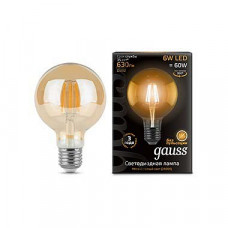 Лампа светодиодная Gauss 1058 E27 6Вт 2400K 105802006
